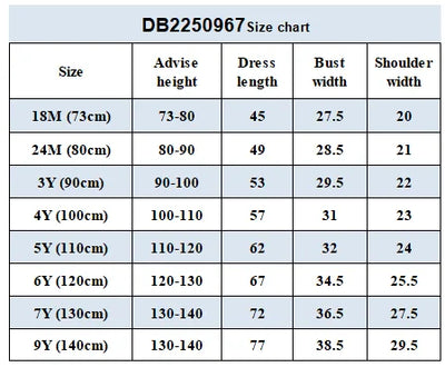Dave Bella Summer Girls Baby Princess Dress